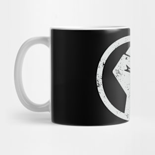 BLACK POWER FIST, WHITE PRINT Mug